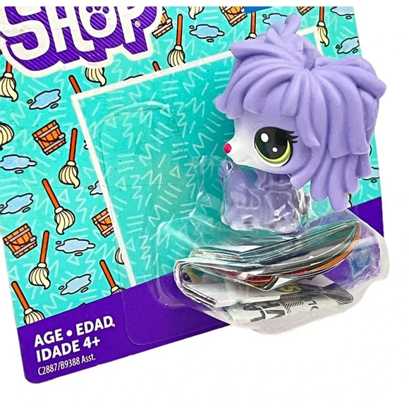 Littlest Pet Shop  Figure Maddy Mopton Dog Purple Series 1 New Collectible - Picture 4 of 4